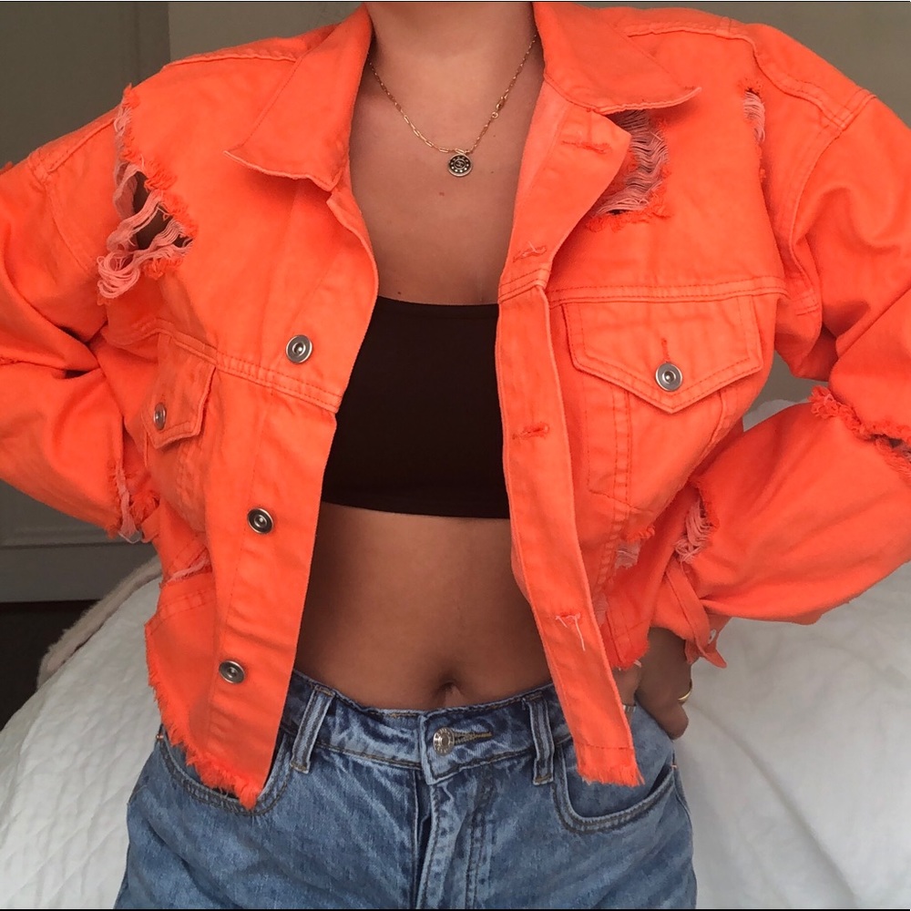 Sorella Girls Tour cropped denim jacket - Picture 5 of 7